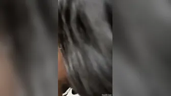 Young GF Giving Boyfriend Sloppy Blowjob In Bedroom