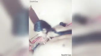 Lovers Kissing Passionately Before She Sucks His Throbbing Dick
