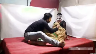 Grabbing Her Tits While Pounding My Horny Desi Wife At Home