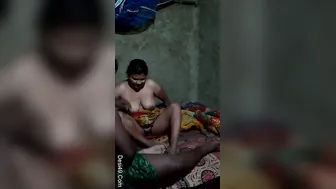 Desi Village Bhabhi Riding Her Man Hard After Midnight Tonight