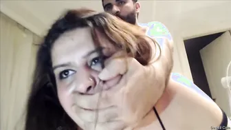 Bbw Wife Screaming As Hubby Drills Her Thick Curves On The Bed