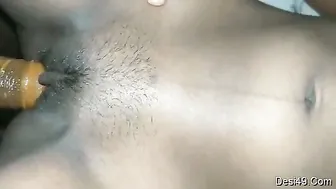 GF Sucking And Fucking Her Man Until He Explodes Inside