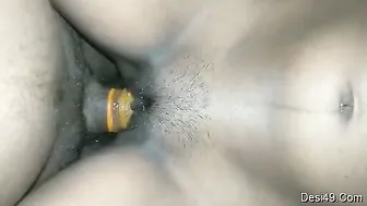GF Sucking And Fucking Her Man Until He Explodes Inside