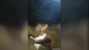 Bhabhi Pleasing Her Man With Her Mouth Before Getting Fucked