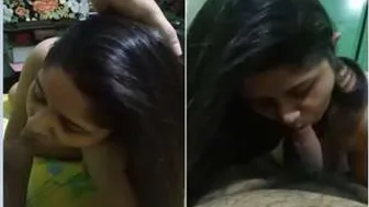 Bhabhi On Her Knees Giving Hubby The Best Head Of His Life Today