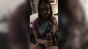 Cheating Wife On Her Knees Sucking Her Boss After Work