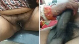 Newly Married Wife Milking Hubby Before Doggy And His Cum