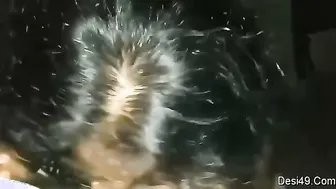 Cute GF Sucking Her Lover Moaning So Loud For Him