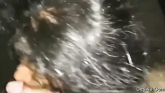 Cute GF Sucking Her Lover Moaning So Loud For Him