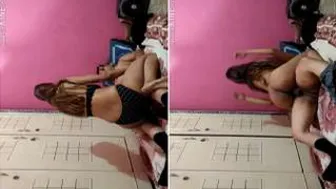 Young College Girl Riding Her Lover After Steamy Desi Romance