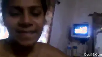 Tamil Lovers Kissing And Fucking Passionately In Their Bedroom
