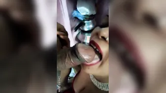 Married Woman Giving Messy Head With Clear Audio Of Her Moaning