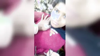 Village Babe Taking It Deep Outdoors Under The Trees With Lover