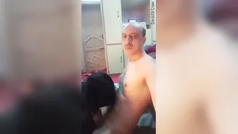 Sexy College Slut Giving Her Professor A Wet Blowjob In Class