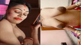 Desi Bhabhi Getting Tits Squeezed While Riding Hubby Until Climax