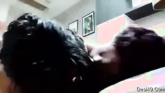 Passionate Desi Lovers Kissing And Screwing In Bedroom At Night