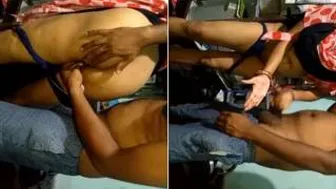 Young Couple Making Out And Banging On Their Kitchen Counter