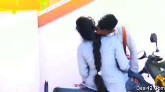 College Girl Getting Naughty Outdoors With Her Boyfriend Today