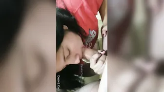 Nri Babe Giving Sloppy Head To Her Boyfriend In Their Apartment