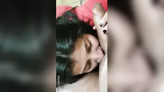 Nri Babe Giving Sloppy Head To Her Boyfriend In Their Apartment