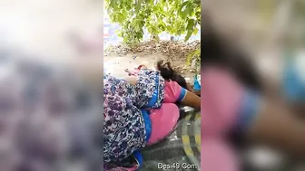 Desi Bhabhi Sneaking Around With Her Lover In The Village Field