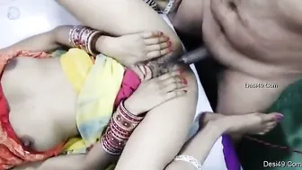 Indian Wife Moaning Loud Getting Drilled By Her Man At Home