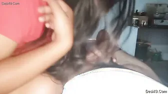 South Indian Wife Giving Messy Blowjob Talking Dirty In Telugu