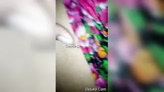 Bathroom Session With His Wife Getting Wet And Fucked Standing