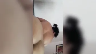 Mature Aunty Sucking And Riding His Cock Until He Finishes Hard