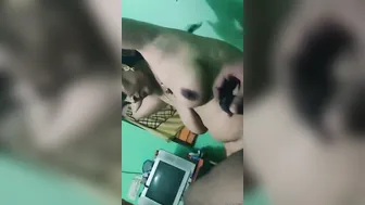 Telugu Wife Stroking And Jerking Hubby Off Until He Cums Hard