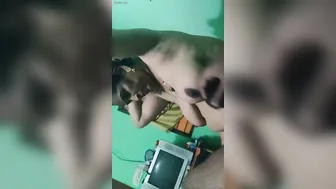 Telugu Wife Stroking And Jerking Hubby Off Until He Cums Hard