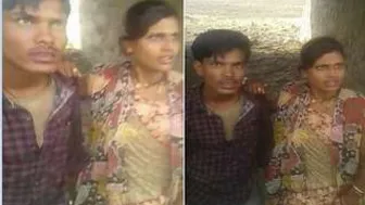 Village Couple Fucking Outdoors Gets Caught By Locals Watching