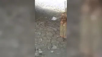 Village Couple Fucking Outdoors Gets Caught By Locals Watching