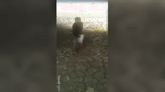 Village Couple Fucking Outdoors Gets Caught By Locals Watching