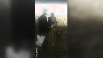 Village Couple Fucking Outdoors Gets Caught By Locals Watching