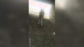 Village Couple Fucking Outdoors Gets Caught By Locals Watching