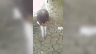 Village Couple Fucking Outdoors Gets Caught By Locals Watching