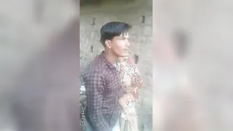 Village Couple Fucking Outdoors Gets Caught By Locals Watching