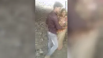 Village Couple Fucking Outdoors Gets Caught By Locals Watching