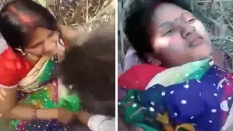 Married Bhabhi Taking Two Young Guys At Once Outdoors Like A Pro