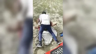 Young Stud Fucking Horny Bhabhi Outdoors Near Railway Tracks