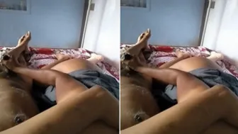 Mature Indian Wife Giving Her Man A Slow Teasing Handjob At Home