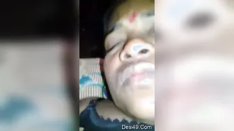 Married Bhabhi Taking Hubby Deep In Bed Late At Night Session