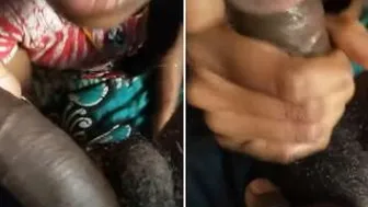 Telugu Babe Worshipping Her Boyfriends Thick Cock With Passion