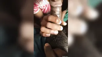 Telugu Babe Worshipping Her Boyfriends Thick Cock With Passion