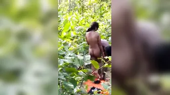 Desi Couple Getting Filmed Outdoors By His Friend Watching Us