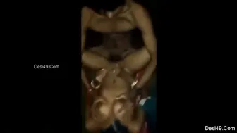 Slut Getting Double Teamed By Two Guys In The Open Fields