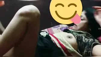 Married Bhabhi Stroking And Riding Her Secret Lovers Hard Cock