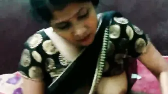 Married Bhabhi Stroking And Riding Her Secret Lovers Hard Cock