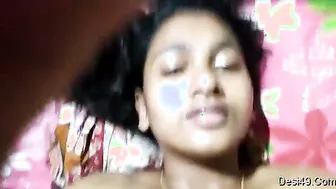 College GF Screaming While Getting Fucked By Her Man